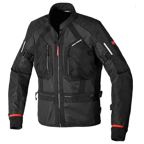 Spidi Tech Armor Jakke Sort S Mand