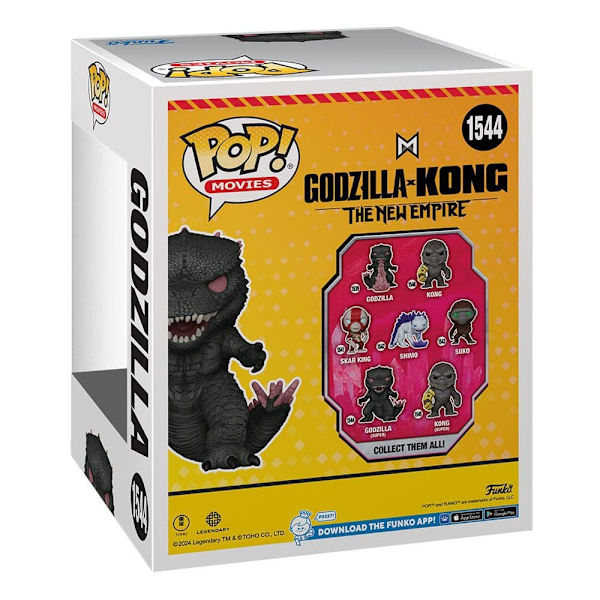 Funko Pop Super Godzilla Och Kong Det Nya Imperiet Godzilla Rosa