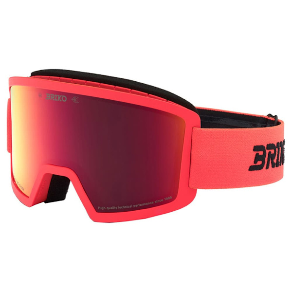 Briko Frostbite Junior Skidglasögon Orange Red Mirror/CAT2