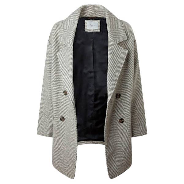 Pepe Jeans Tung Jacka Fiona Grå XSS Kvinna