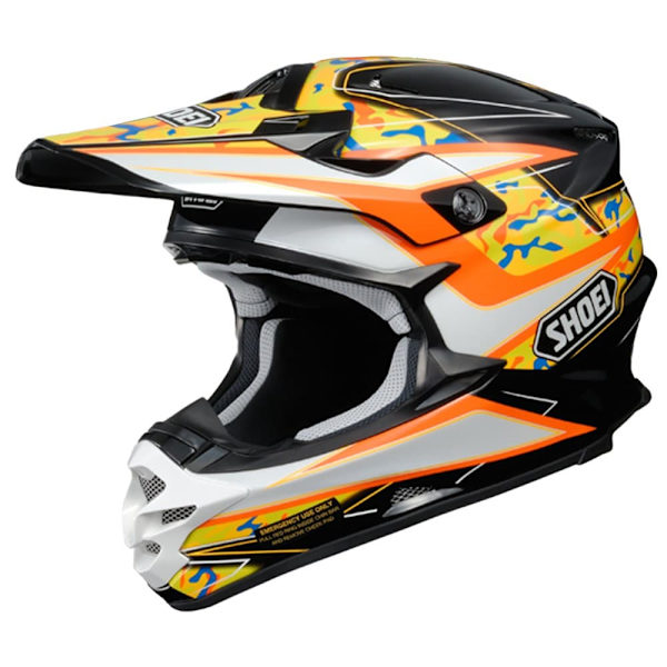 Shoei Motocross Kypärä Vfx-w Turmoil Tc8 Monivärinen XL