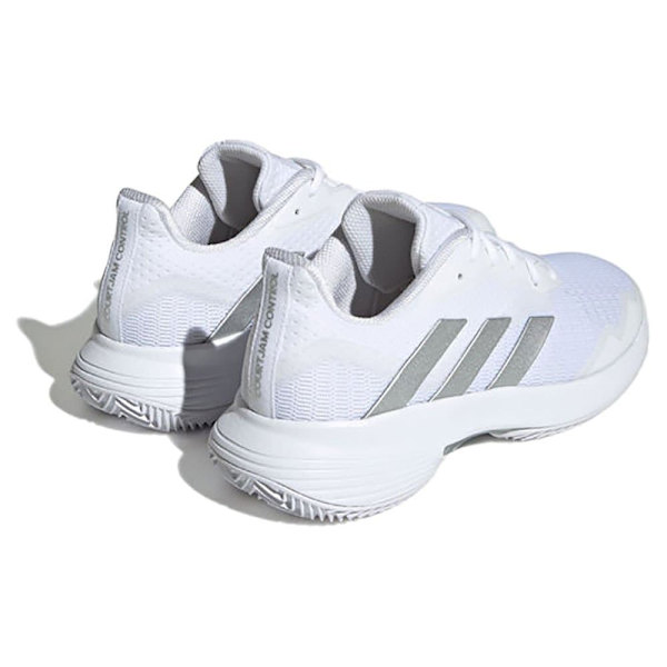 Adidas Alla Hovskor Courtjam Control Clay Vit EU 41 1/3 Kvinna