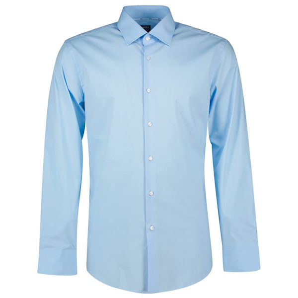 Boss Skjorte 50469345-452/h-hank Kent Blå 38 / Regular Mand