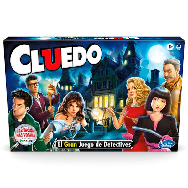 Cluedo Mest Stemte Spanske Brætspil Habitación Flerfarvet