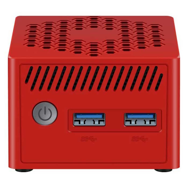 Leotec Pöytätietokone Lempc06r N100/8gb/128gb Ssd Punainen