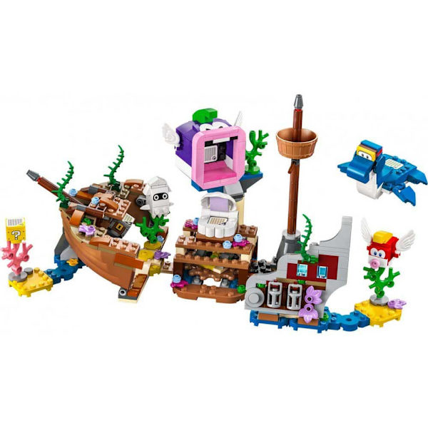 Lego Udvidelsessæt Og The Shipwrecked Ship Construction Game Dorrie Flerfarvet