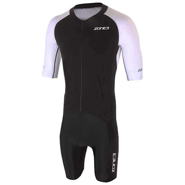 Zone3 Lyhythihainen Trisuit Lava Long Distance Aero Valkoinen,Musta M Mies