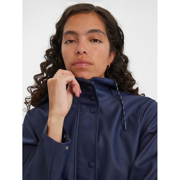 Vero Moda Malou Petite Jakke Blå M Kvinde