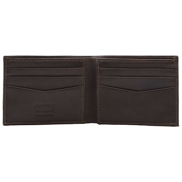 Levis Accessories Casual Classics Hunte Coin Bifold Batwing Tegnebog Sort  Mand