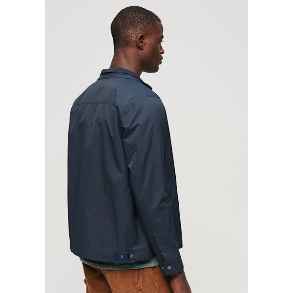 Superdry Merchant Harrington Jakke Blå M Mand