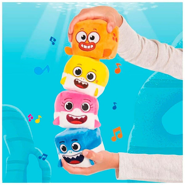 Wowwee Nalle Baby Shark 12 Enheter Flerfärgad