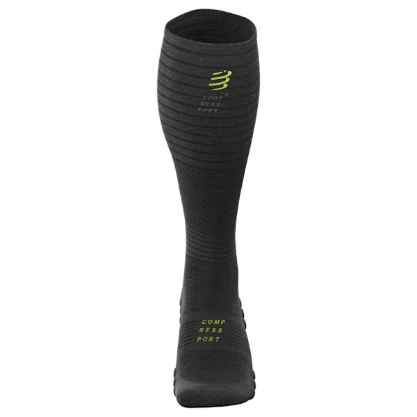 Compressport Sukat Full Run Musta EU 39-41 Mies