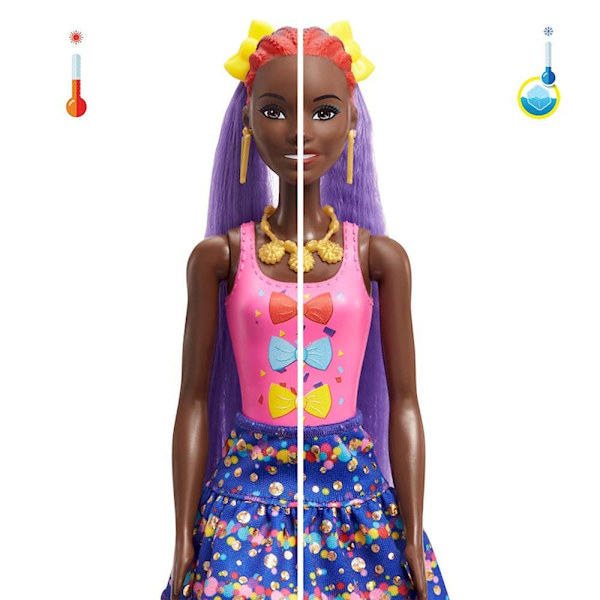 Barbie Kampaukset Rusetit Color Reveal Monivärinen