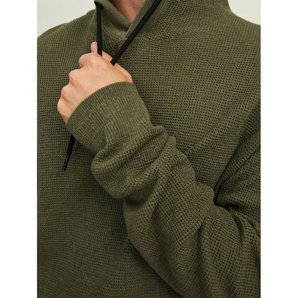 Jack & Jones Luvtröja Classic Waffle Grönt L Man