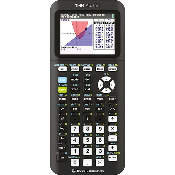 Texas Instruments Lommeregner Ti 84 Plus Ce-t Sort Sort