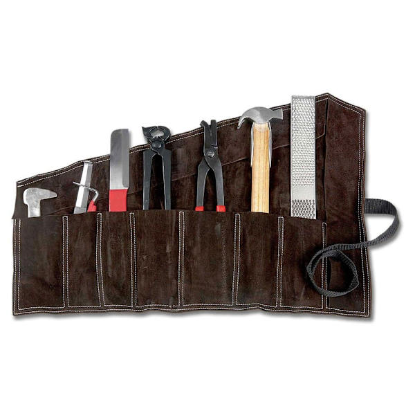 Waldhausen Farriers Kit-nahkalaukku Ruskea
