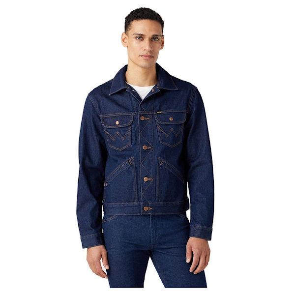 Wrangler Denimjakke 124mj Blå L Mand