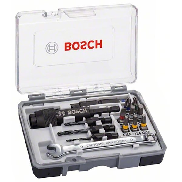 Bosch Professional Sæt Med Bor Og Spidser Drill And Drive 20 Enheder Sort
