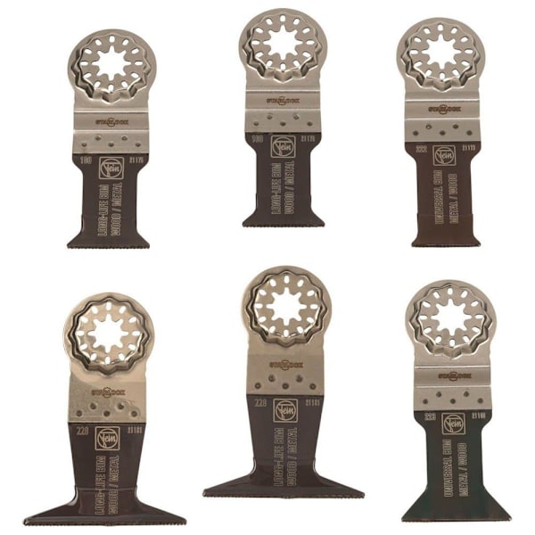Fein Sågblad Trä Och Metall Best Of E-cut Starlock 6 Bitar Silver