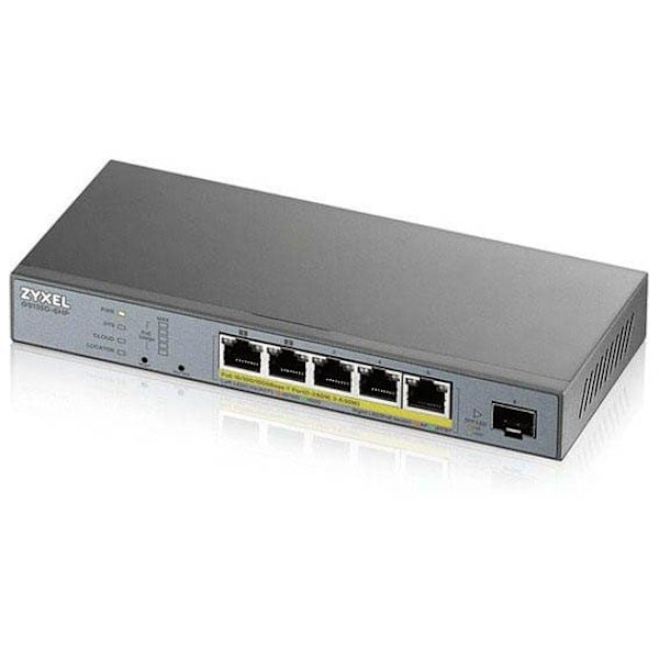 Zyxel 6 Port Managed Cctv Poe Switch Søvfarvet