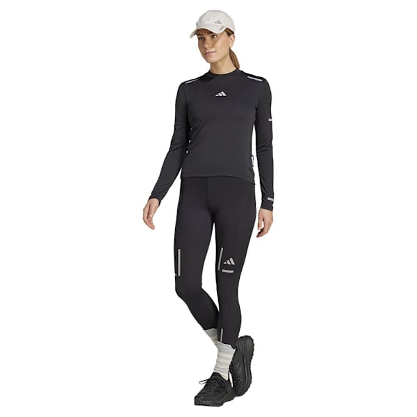 Adidas Ultimate Running Reflective T-shirt Med Lång ärm Svart M Kvinna