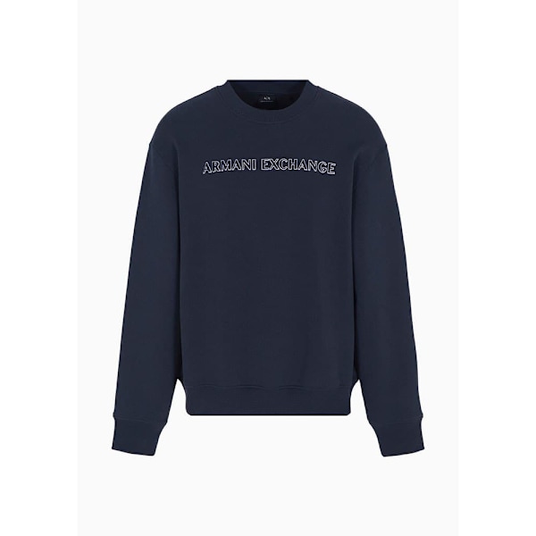 Armani Exchange 6dzmba-zjadz Sweatshirt Blå S Mand