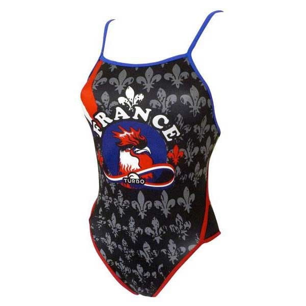 Turbo Badedragt France Coq 895682 Sort S Kvinde