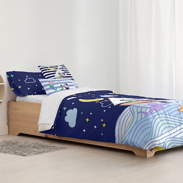 Play Fabrics Påslakan Med Knappar Hav Till Säng På 80 Cm 140x200 Cm