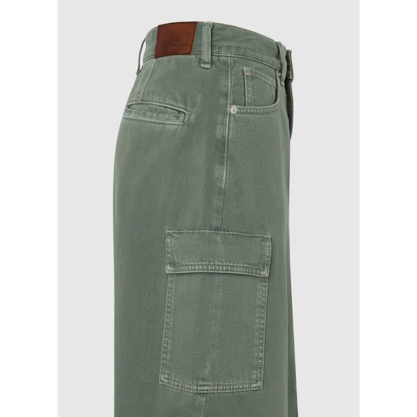 Pepe Jeans Pl901143 Lang Nederdel Grøn XS Kvinde