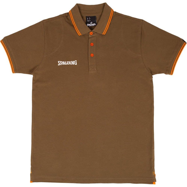 Spalding Essential Kortærmet Polo Brun S Mand