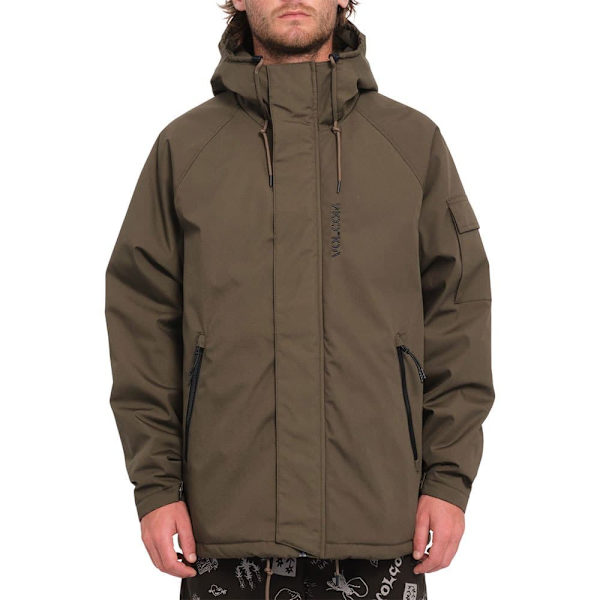 Volcom Stoke Stone Ii 10k Jacka Brun S Man