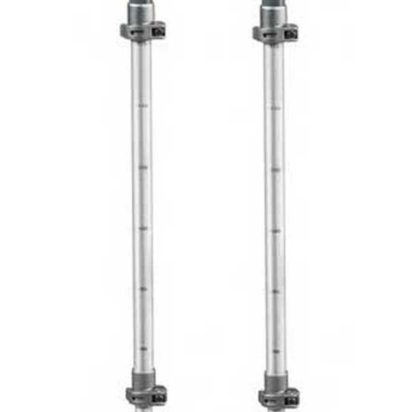 Komperdell Polakker Trekmaster Powerlock Compact Grå 90-120 cm