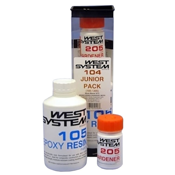 West System Epoksihartsisarja 104 Junior 105/205 600g Kirkas