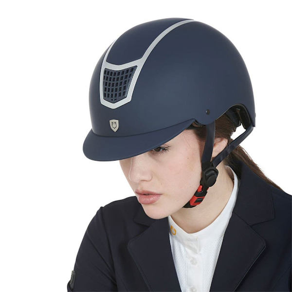 Equestro Hjelm Modello Eclipse Plain Matt Rowel Fitting  53-55 cm