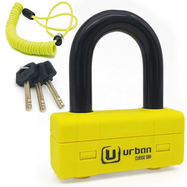 Urban Security U-lukko Mini Ur75 Keltainen
