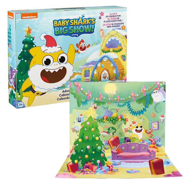 Wowwee Adventskalender 24 Babyshark Babyshark Legetøj Flerfarvet