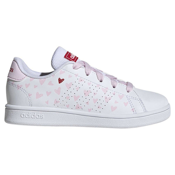 Adidas Skor Advantage Vit EU 33