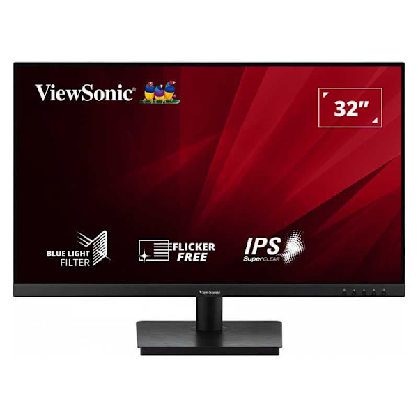 Viewsonic Overvåge Va3209-mh 32´´ Full Hd Ips Led 75hz Søvfarvet One Size / EU Plug Sort
