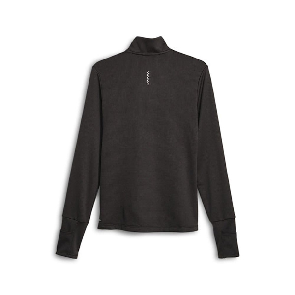 Puma Halv Lynlås Fleece Run Micro Sort S Kvinde