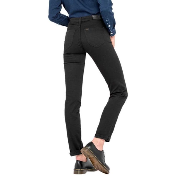 Lee Jeans Marion Straight Sort 28 / 31 Kvinde