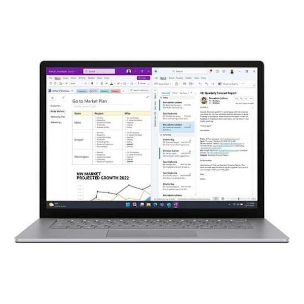 Microsoft Bärbar Dator Surface 5 15´´ I7-1255u/8gb/256gb Ssd Durchsichtig