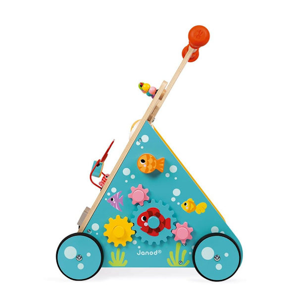 Janod Multi-activities Cat Baby Walker Flerfärgad 12 Months-3 Years