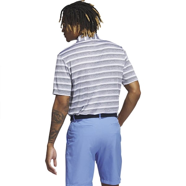 Adidas Lyhythihainen Poolo 2 Color Stripe Harmaa S