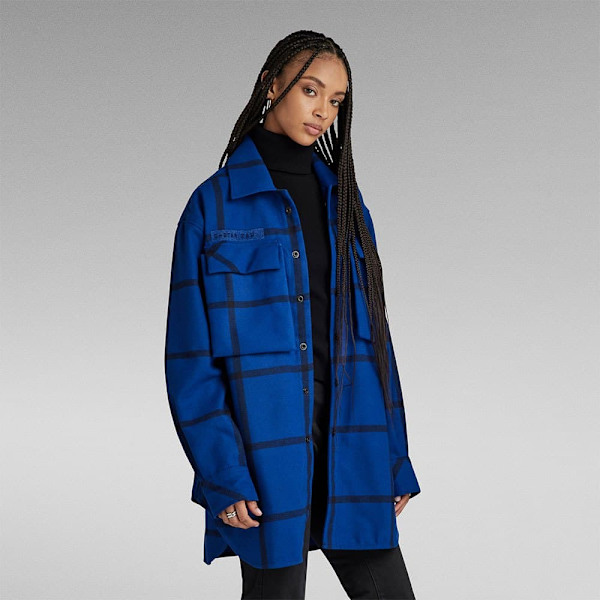 G-star Päällyspaita D23554-d402 Regular Fit Sininen XS Nainen