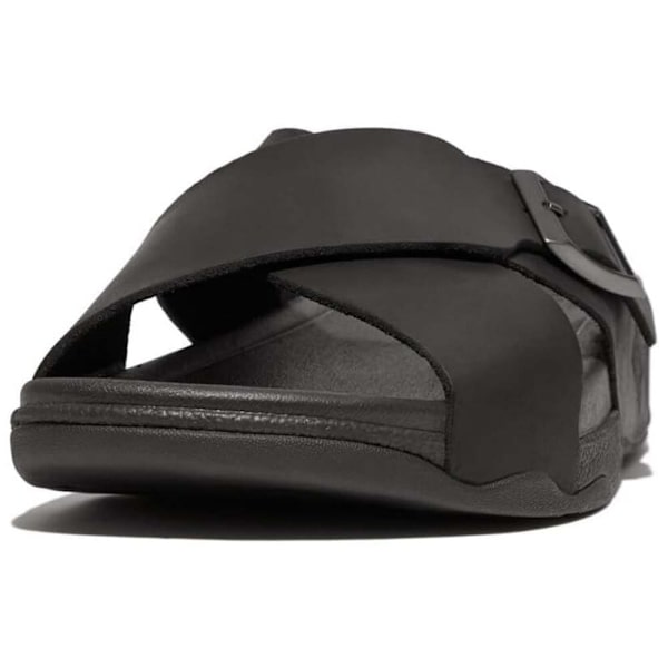 Fitflop Slides Surfer Buckle Nubuck Cross Svart EU 43 Man