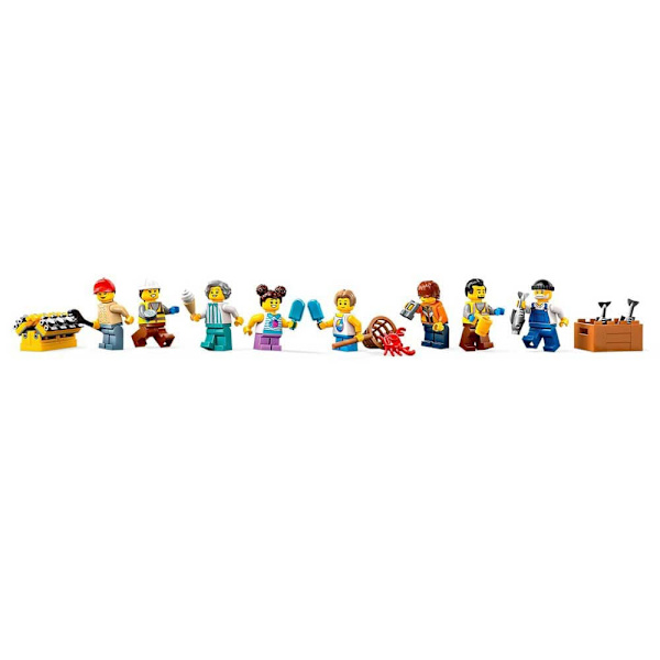 Lego Sea Port With Goods Ship Rakennuspeli