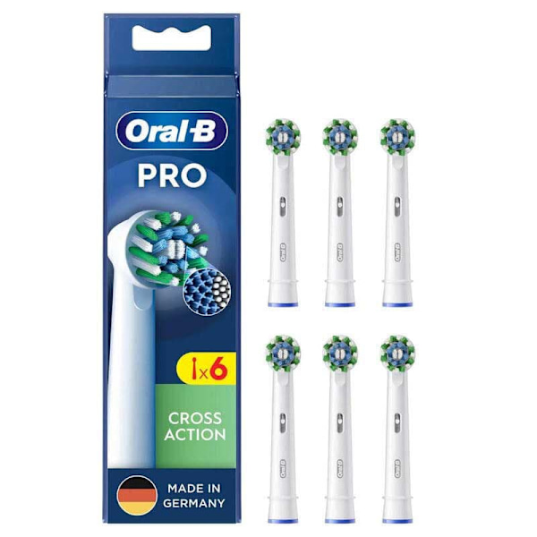 Oral B Byte Av Tandborste Pro Cross Action 6 Enheter