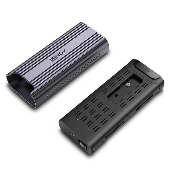 Lindy Nvme Eksternt Ssd M.2-kabinet Søvfarvet