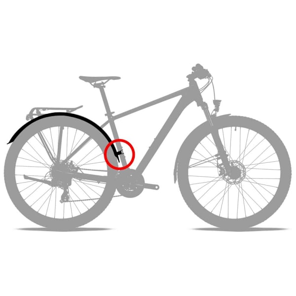 Acid Mudder Vagt Sæt 60 St Mount Sort 26´´ - 650C