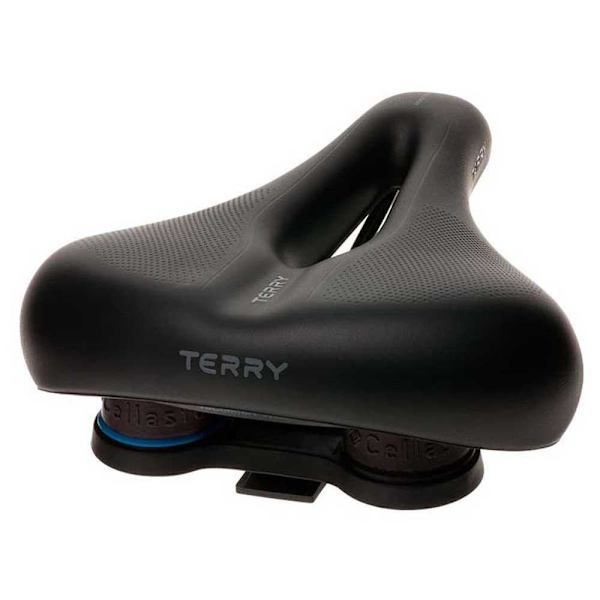 Terry Fisio Satula Anatomica Flex Gel Musta 220 mm
